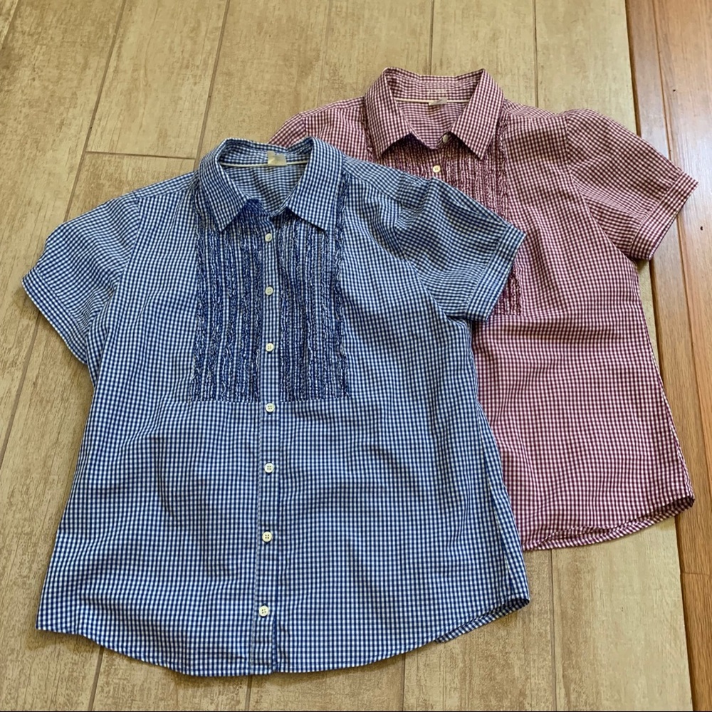 Jcrew short sleeve button down shirts set